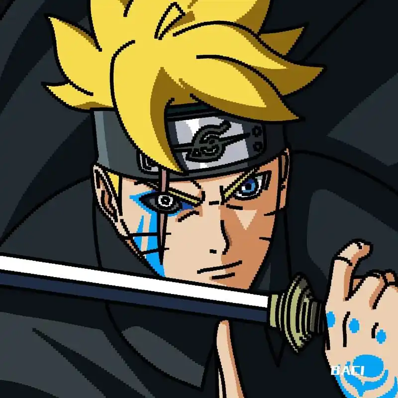 "举目皆敌" #火影忍者 #博人传 #博人 #像素头像 - 抖音