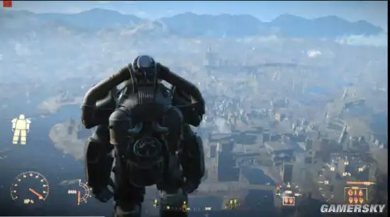 辐射4喷气背包飞行玩法视频另类玩法