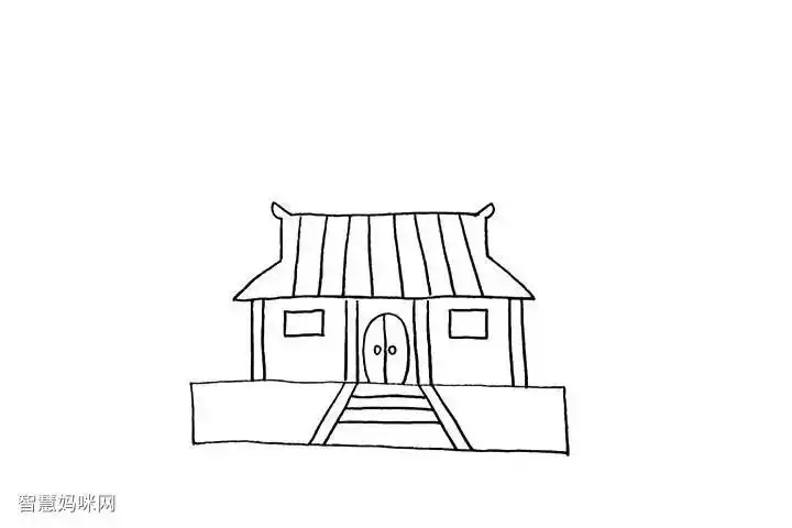 雷音寺怎么画简笔画