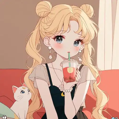 可爱美少女月野兔|动漫女生头像