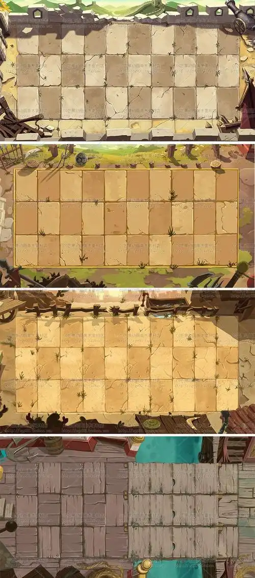 游戏美术资源/植物大战僵尸全明星全套ui素材/界面/图标/战斗场景