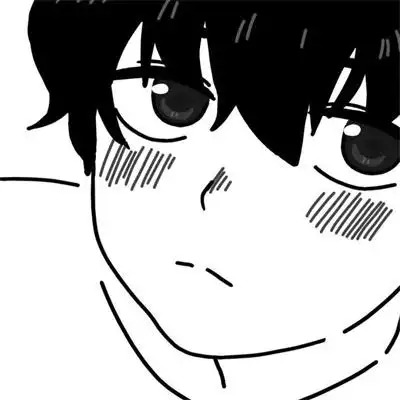 日系ins个性漫画头像黑白合集