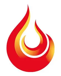 红色火苗logo素材