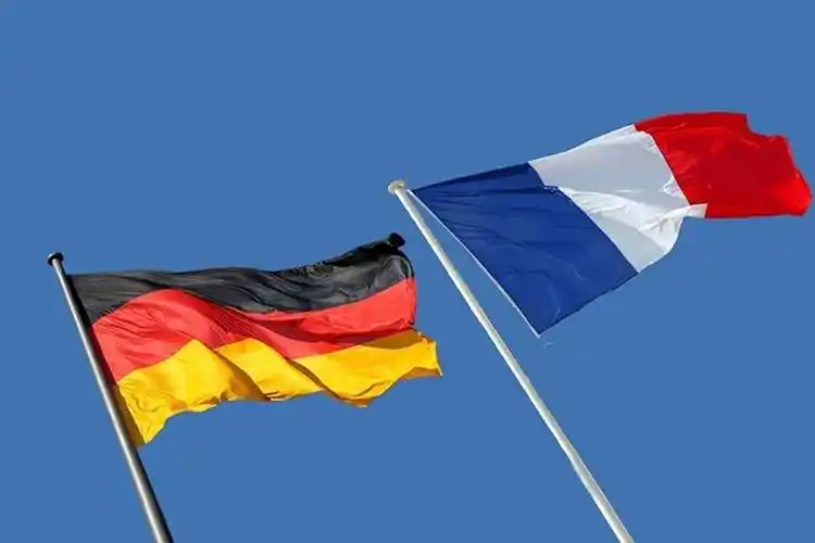 (德国国旗和法国国旗)法国想空手套白狼德国之所以激烈反对出兵,是