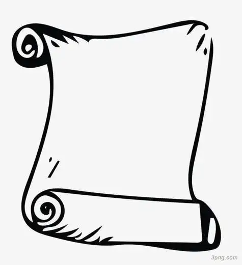 纸张的颜色简笔画