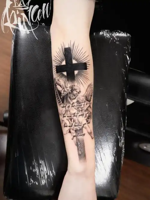 michael天使_纹身图案手稿图片_tat—如彦的纹身作品集