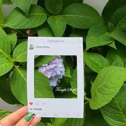 贺卡卡片 道具背景 chic 手持拍照相框小号镂空摆拍创意拍照韩风