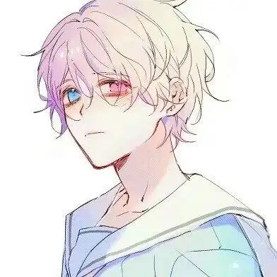 清新异瞳动漫男头