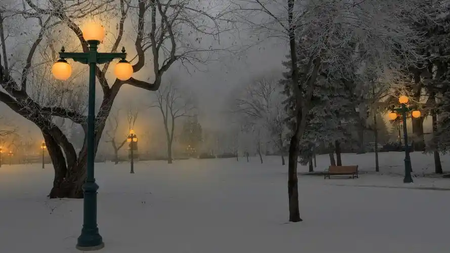 美丽的公园风景图片高清宽屏壁纸