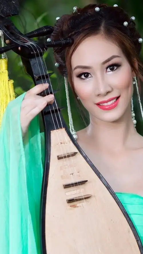 琵琶女孩,音乐,亚洲