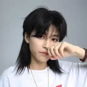 鲻鱼头男士个性假发片接长发的逼真发片隐形无痕披肩发整顶假发套