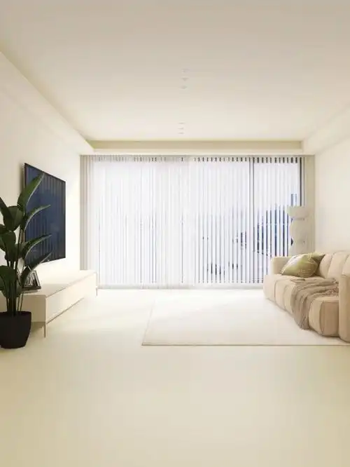 一眼心动的氛围感客厅丨奶油色温柔小家