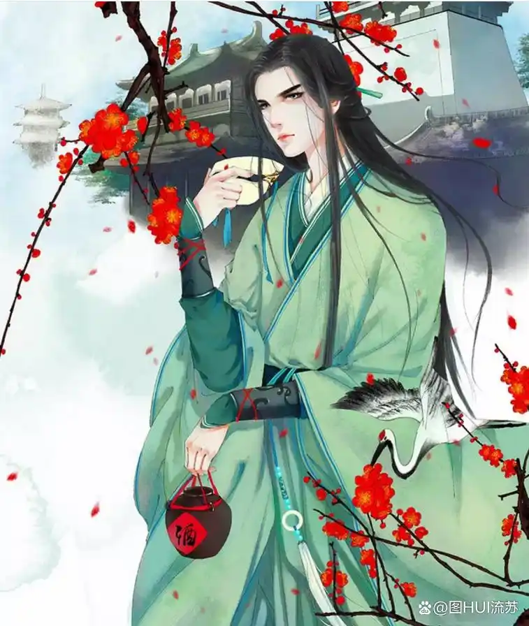 古风人物饮酒系列唯美壁纸