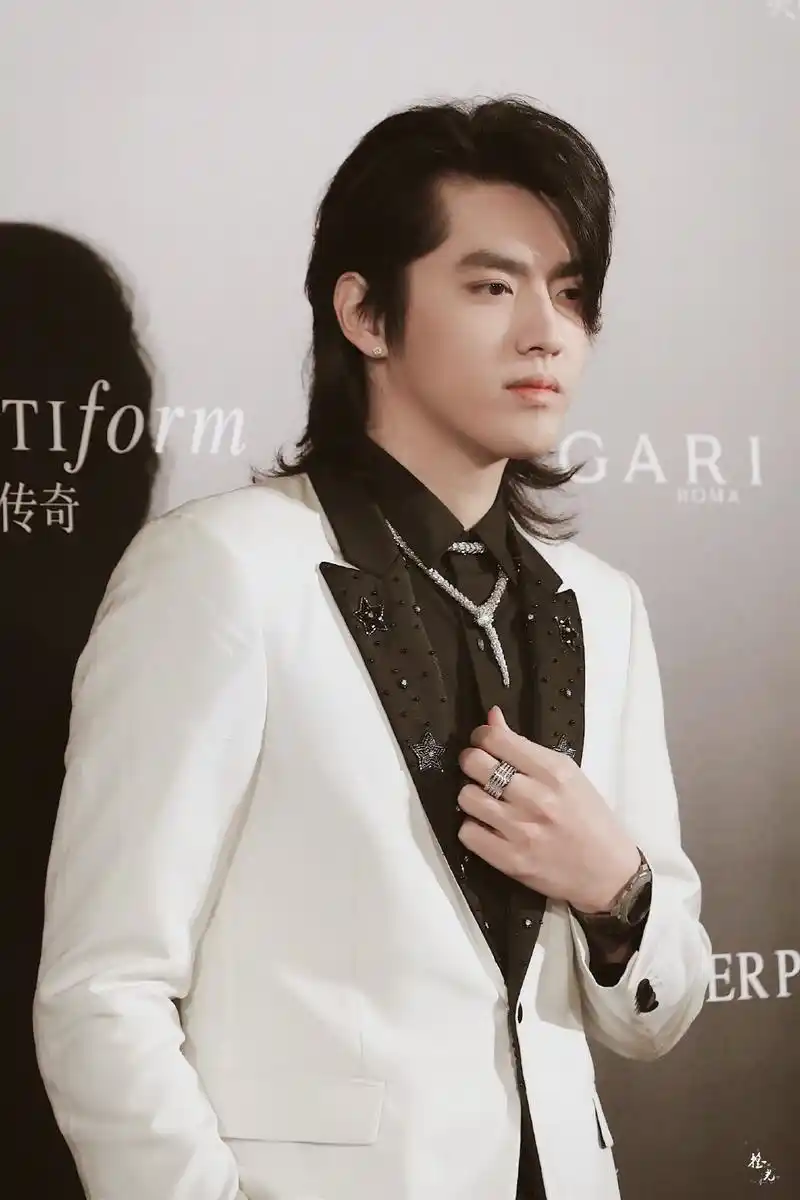 吴亦凡现身宝格丽灵蛇传奇活动 身着白色西服宛如贵公子!