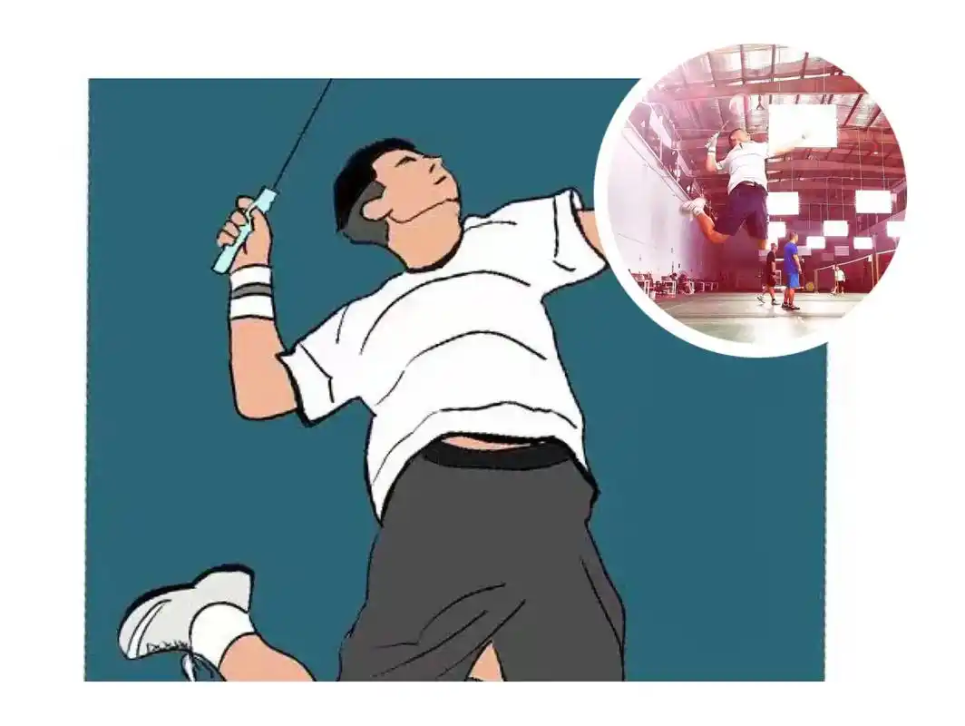 hhhhhhhhhh#羽毛球 #漫画人物出场 #帅就完事了  - 抖音