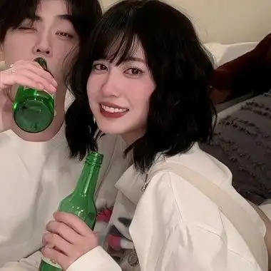 很可爱的情侣头像真人一对2022真人呆萌的情头最新版合集