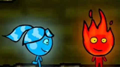 森林冰火人 冰娃和火娃 好朋友该玩的双人益智闯关游戏