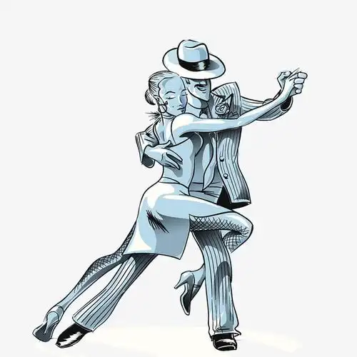 卡通画之拉丁舞