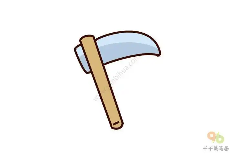 镰刀简笔画视频