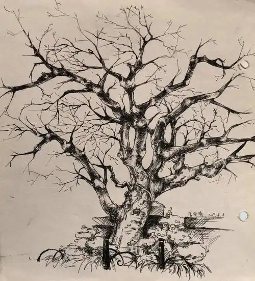 风景写生 高二 李宇晴4.