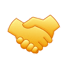 握手的聊天动态表情图