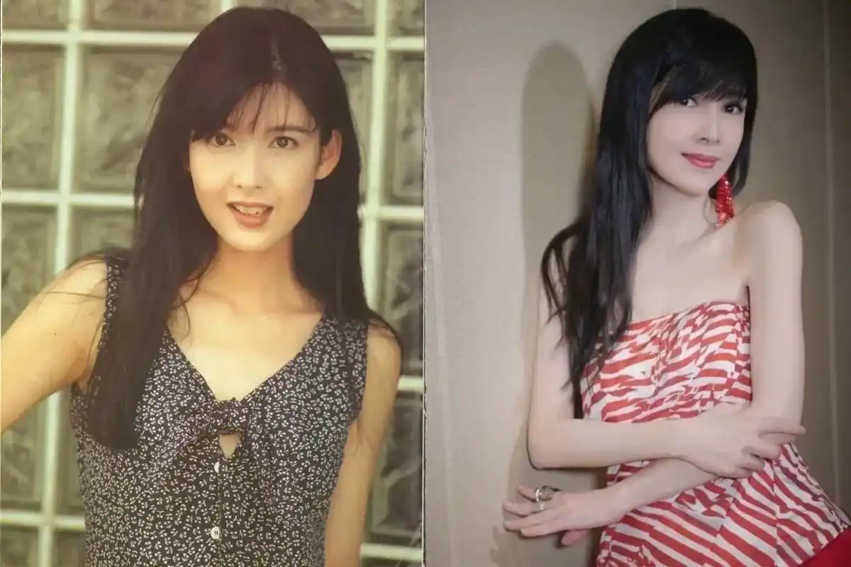 科颜女神#香港科技美容 在网上看到一张周慧敏的照片,身材纤细紧致