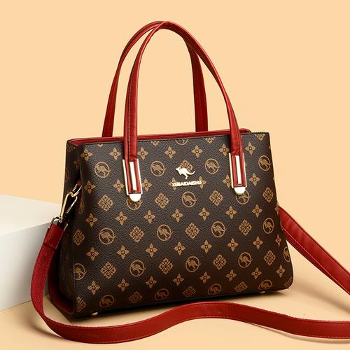 品牌包包女士手提包高级感通勤包妈妈包中年大气斜挎包送婆婆女包