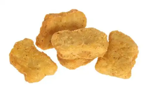 炸鸡黑椒鸡块白底图