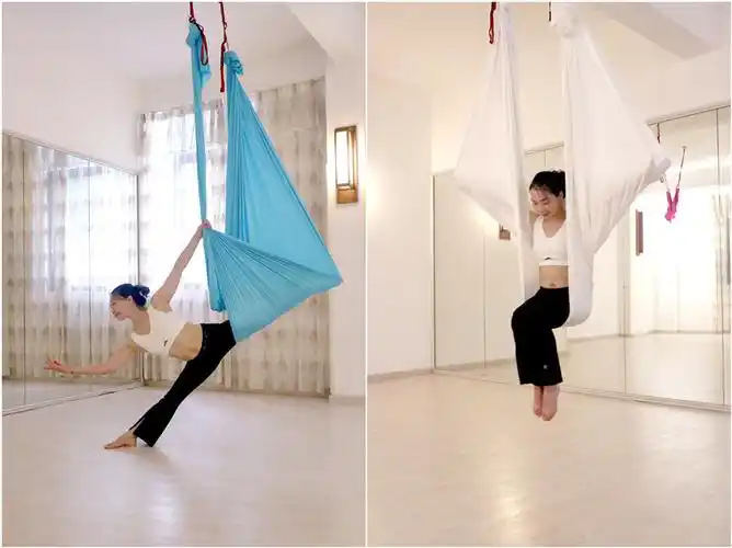 批发瑜伽馆反重力空中瑜伽弹力吊床室内吊绳吊带修身美体辅助用品