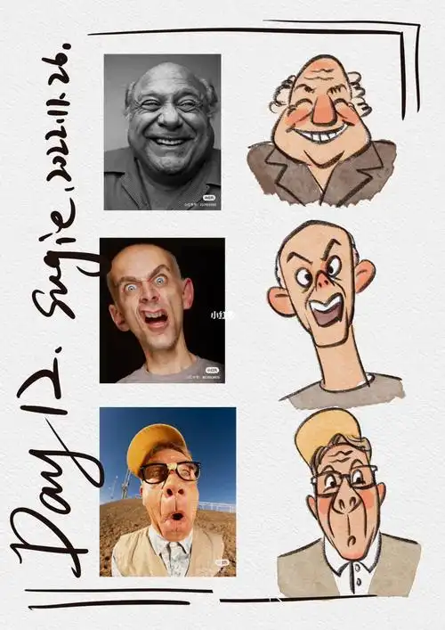 day12人物表情练习1569