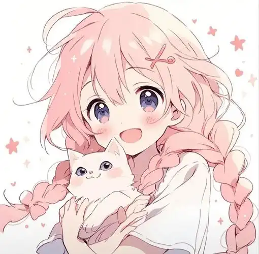 彩色头像##二次元新鲜事#    好看的动漫少女头像