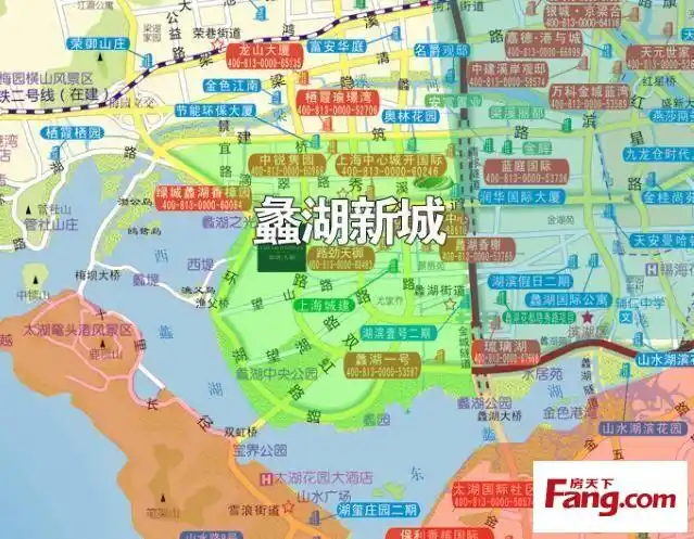 "三湾一岛"规划催涨蠡湖新城 蠡湖新城豪宅隐藏5字头盘曝光