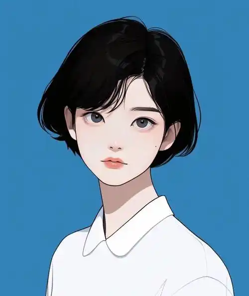 漫画短发来了,波波头和层次短发带点纹理,挂耳造型真好看_发型_时尚