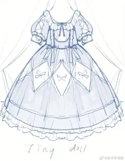 洛丽塔 画画素材