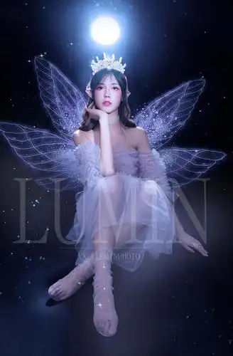 深圳约拍精灵写真仙女梦幻精灵翅膀一套很仙气的写真唯美写真深圳写真