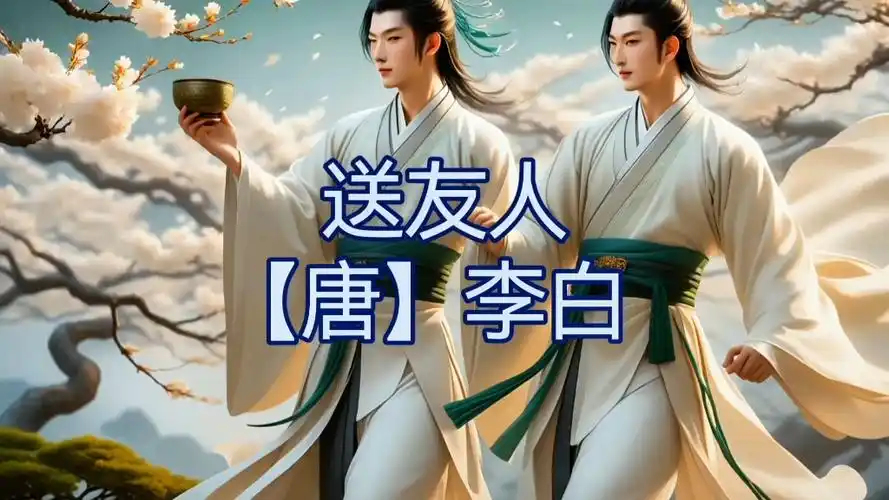 送友人【唐】李白
