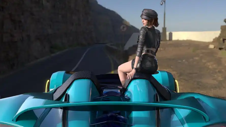 王牌竞速西里侧身照4k游戏壁纸