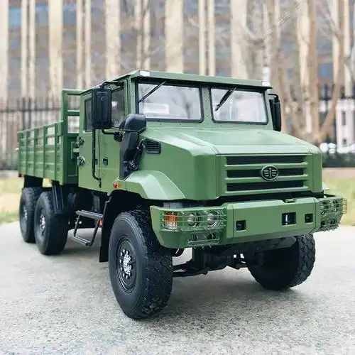 国产原厂一汽解放mv3解放新一代战术卡车124合金汽车模型胜虎
