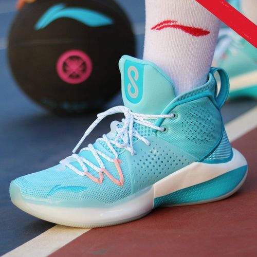 李宁音速篮球鞋男鞋2020夏季新款韦德之道比赛运动球鞋 纯净蓝-3 41.