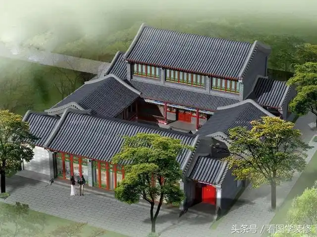 农村四合院房屋设计效果图大全,美不美看了再说