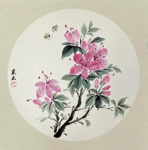 杜鹃迎春花鸟杜鹃花映山红蜜蜂