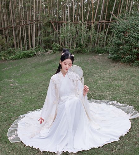 汉服女中国风超仙气古装飘逸古风改良学生襦裙清新原创刺绣舞蹈服