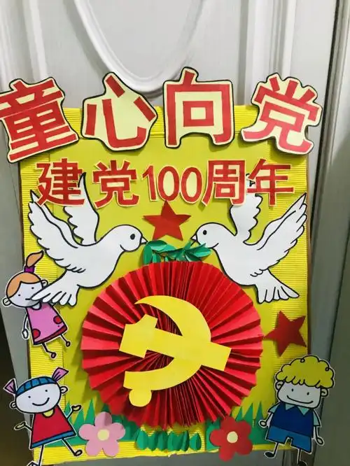 建党100周年展板
