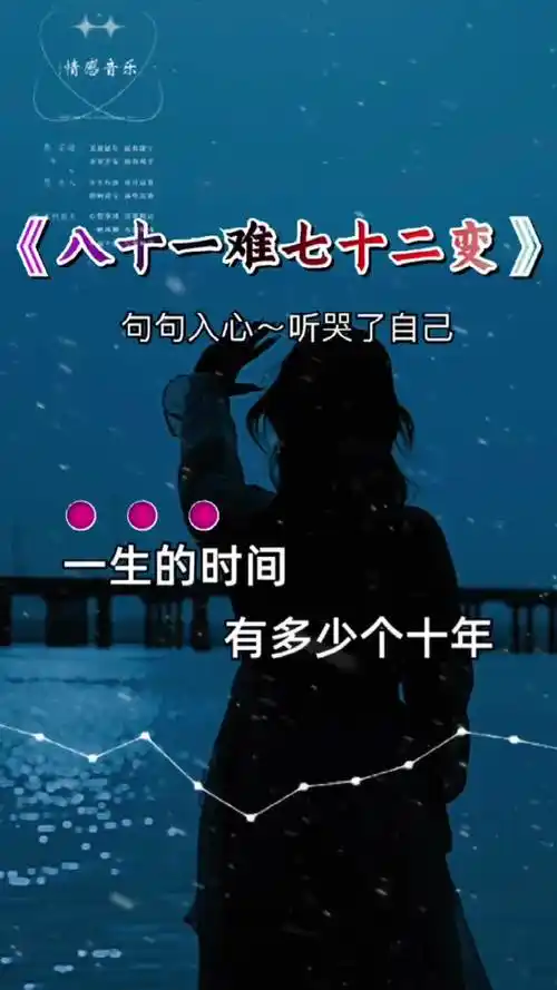 人生不易短短几十年且行且珍惜伤感音乐热门音乐这首歌唱出了多少