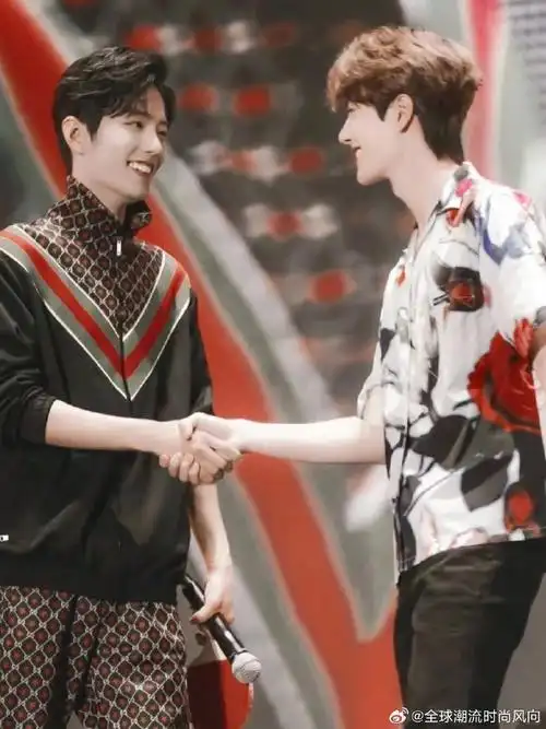 肖战##王一博##博君一肖#这是什么神仙同框图