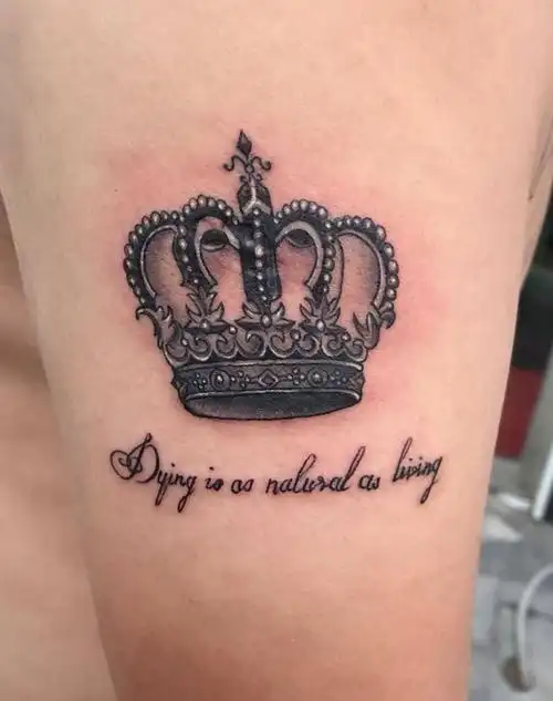 皇冠纹身图片