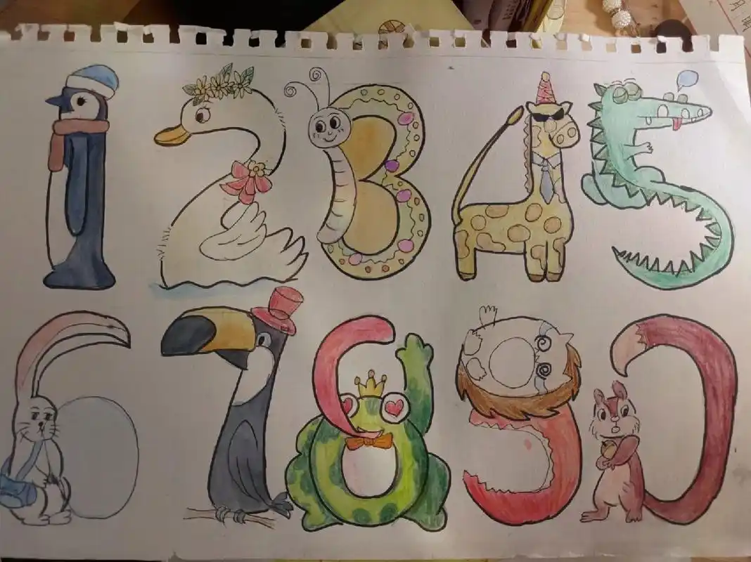 趣味数字画09222899222878152228   趣味数字花