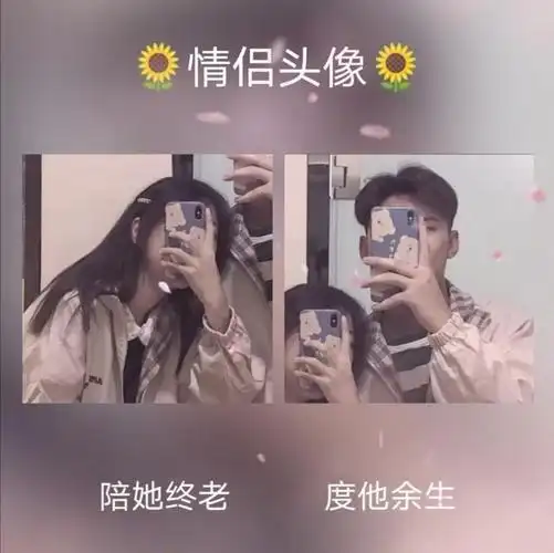 治愈系情侣头像情侣网名 你以山河作聘 我揽星月成妆