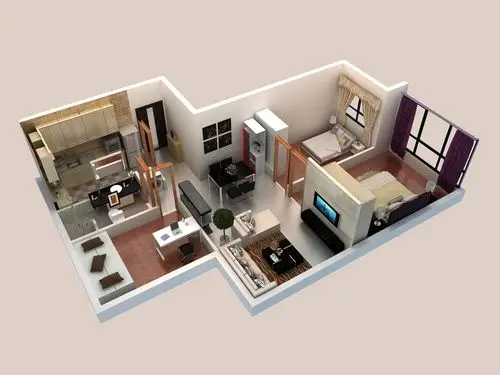 给盆友做的家装练习图