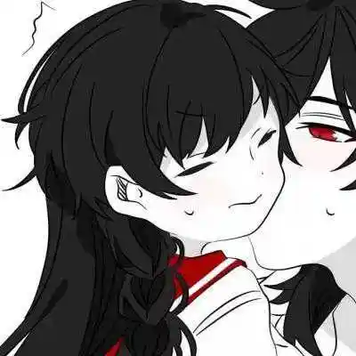 惊悚血腥丧气伴侣动漫头像,情侣头像图片-回车桌面